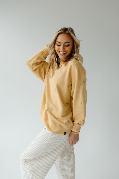 NDSU Ritter Repeat Lantern Sleeve Crew